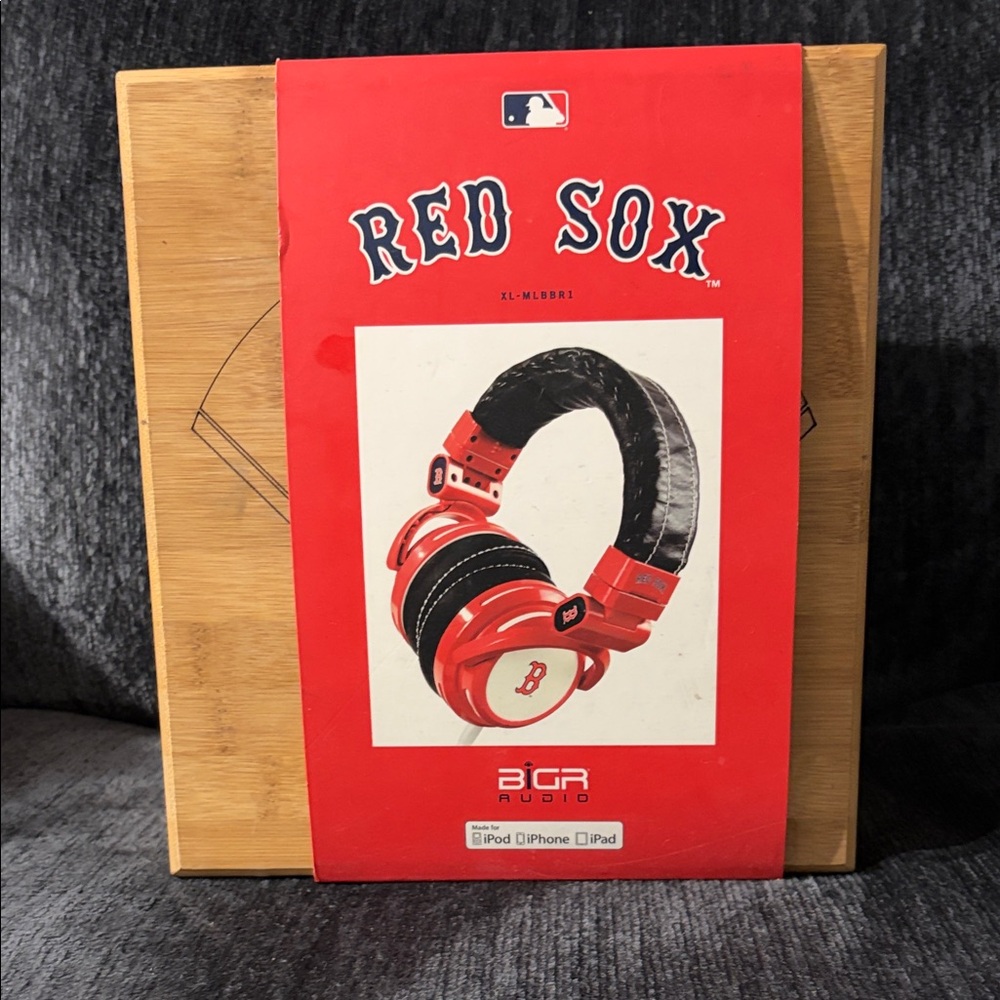Red Sox Themed Headphones